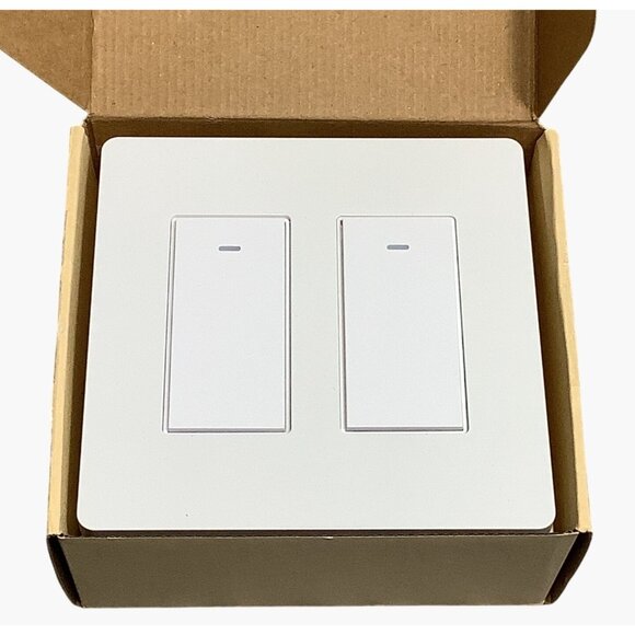Smart WiFi Light Switch 2 Gang Compatible With Alexa Google & SmartThings - Picture 11 of 11